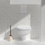 Voir la diapositive 3 : FIVE Brosse WC en Résine  Olea  41cm Beige