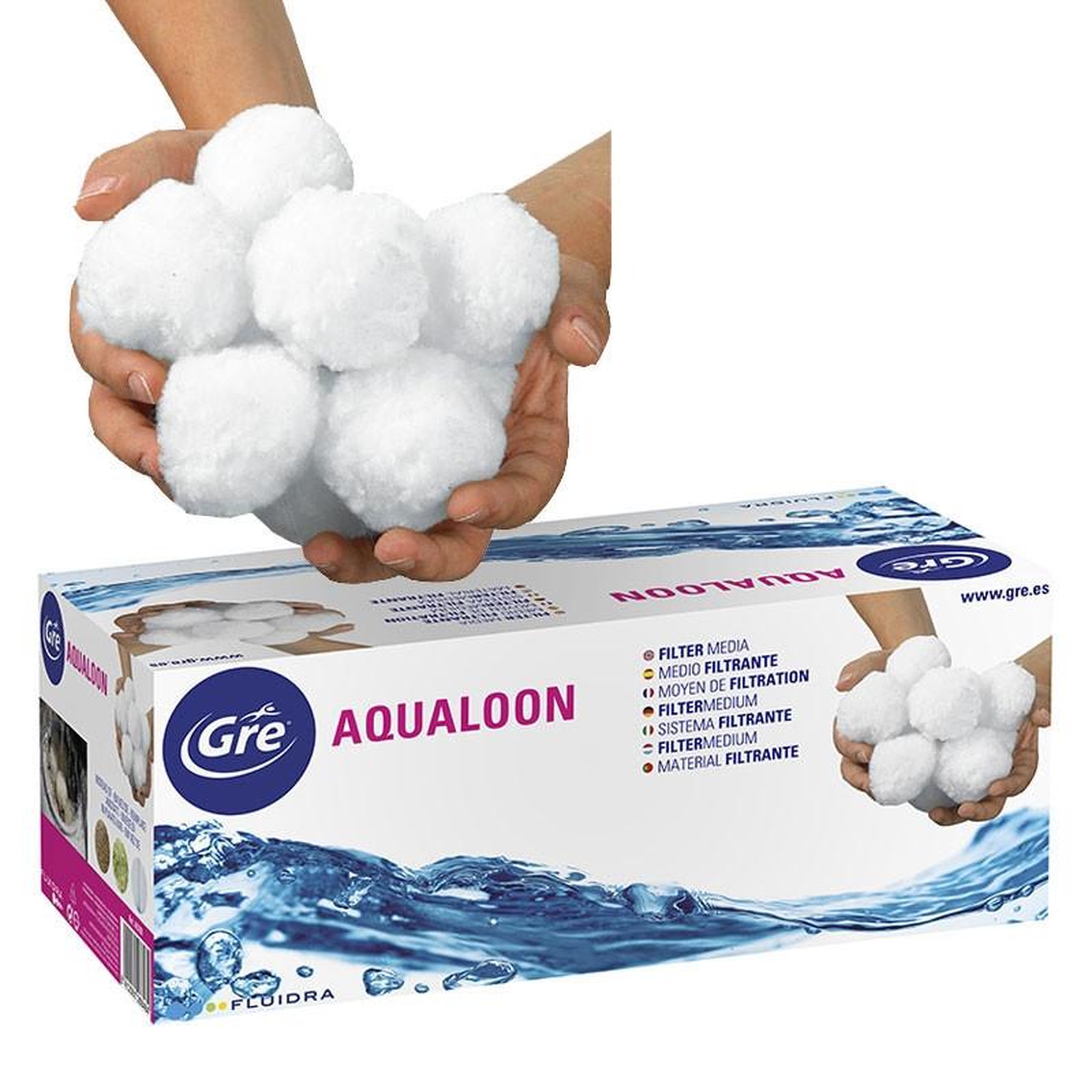 water'clip BALLES FILTRANTE pour FILTRES à SABLE PISCINE 30x 20x10