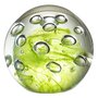 Voir la diapositive 1 : Paris Prix Presse-Papier Déco en Verre  Bulles  12cm Vert