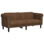 Voir la diapositive 4 : VIDAXL Ensemble de canapes 2 pcs marron velours