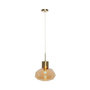 Voir la diapositive 4 : Paris Prix Lampe Suspension Design  Vince  32cm Ambre