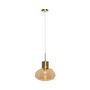Voir la diapositive 4 : Paris Prix Lampe Suspension Design  Vince  32cm Ambre