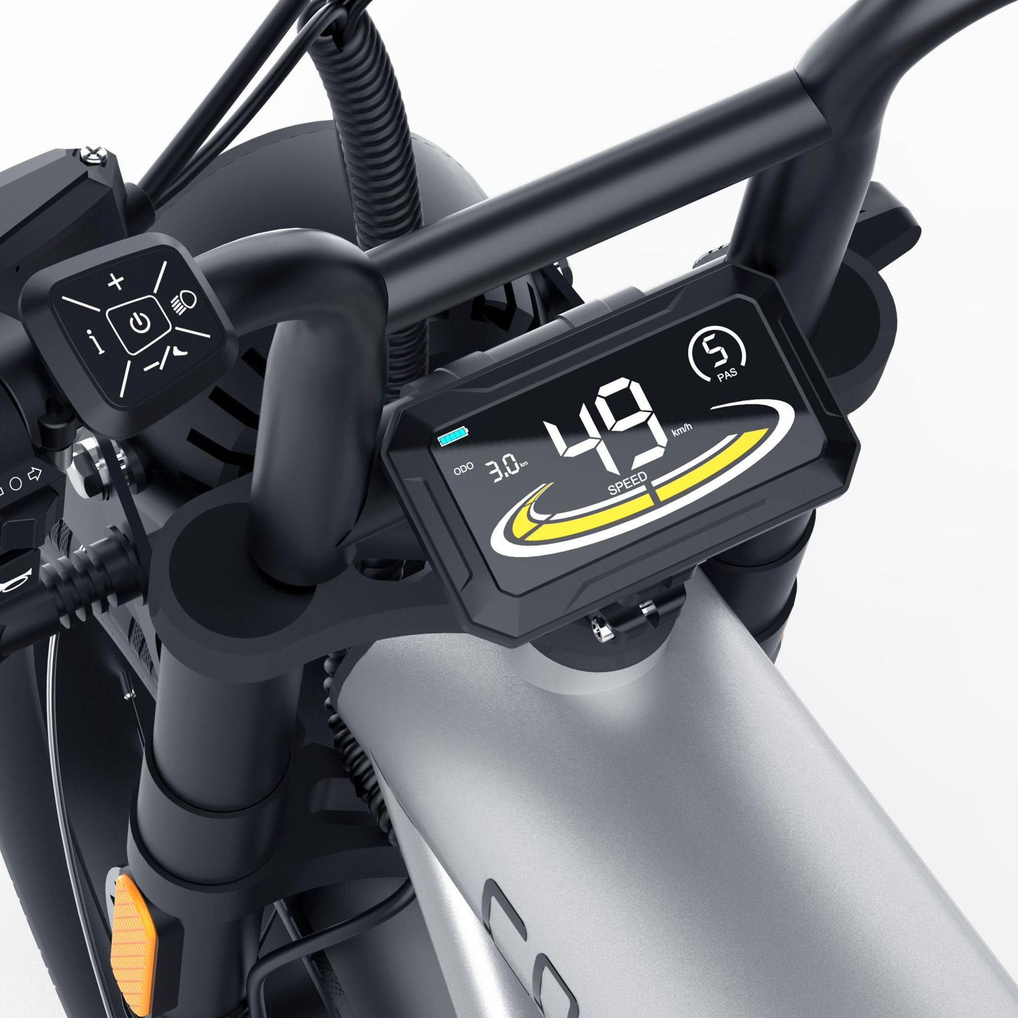 Voir la diapositive 5 : COSWHEEL Vélo électrique coswheel ct20, 48 v 25 ah, grande autonomie, gris