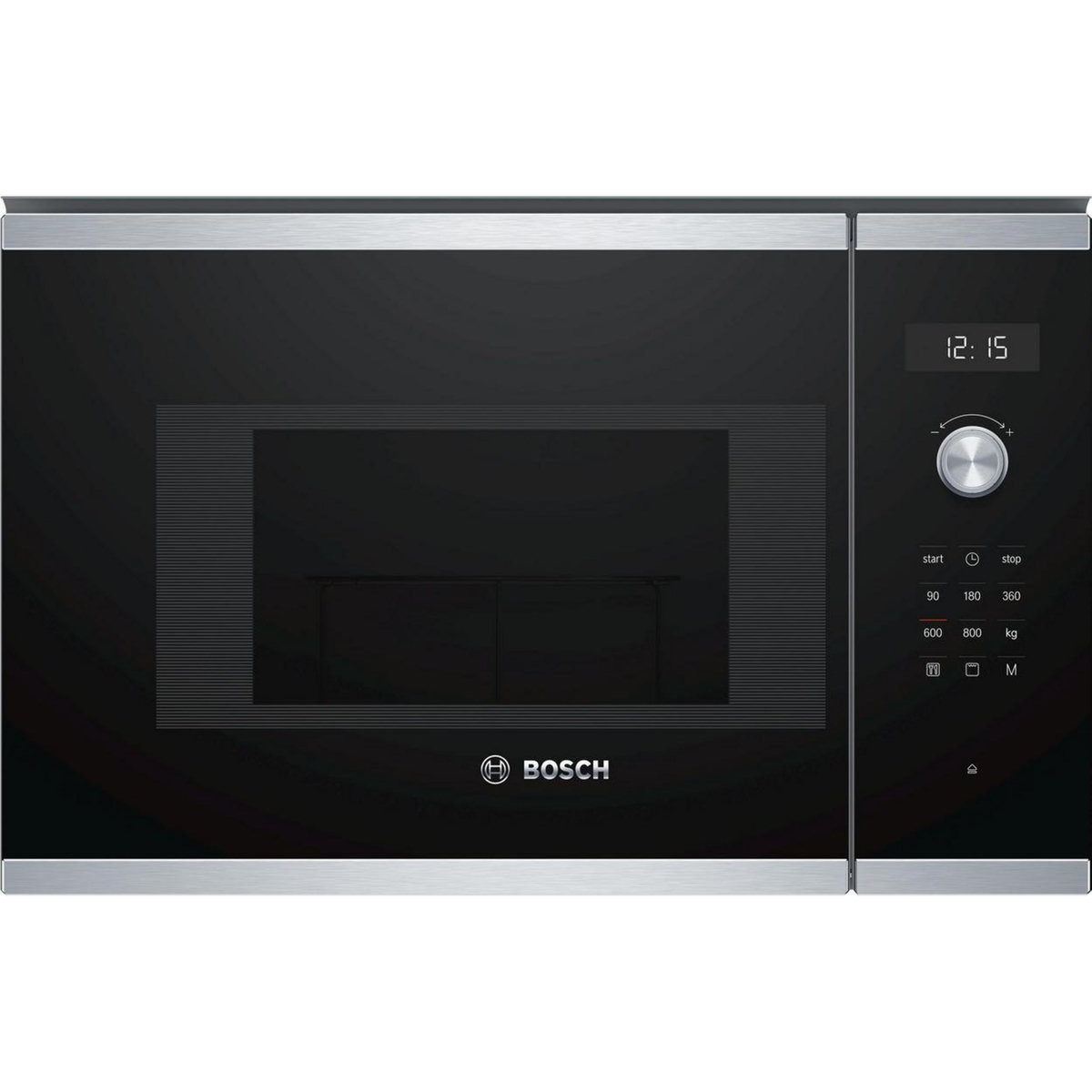 BOSCH Micro-ondes gril encastrable 20l 800w inox - bel524ms0