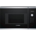 BOSCH Micro-ondes gril encastrable 20l 800w inox - bel524ms0