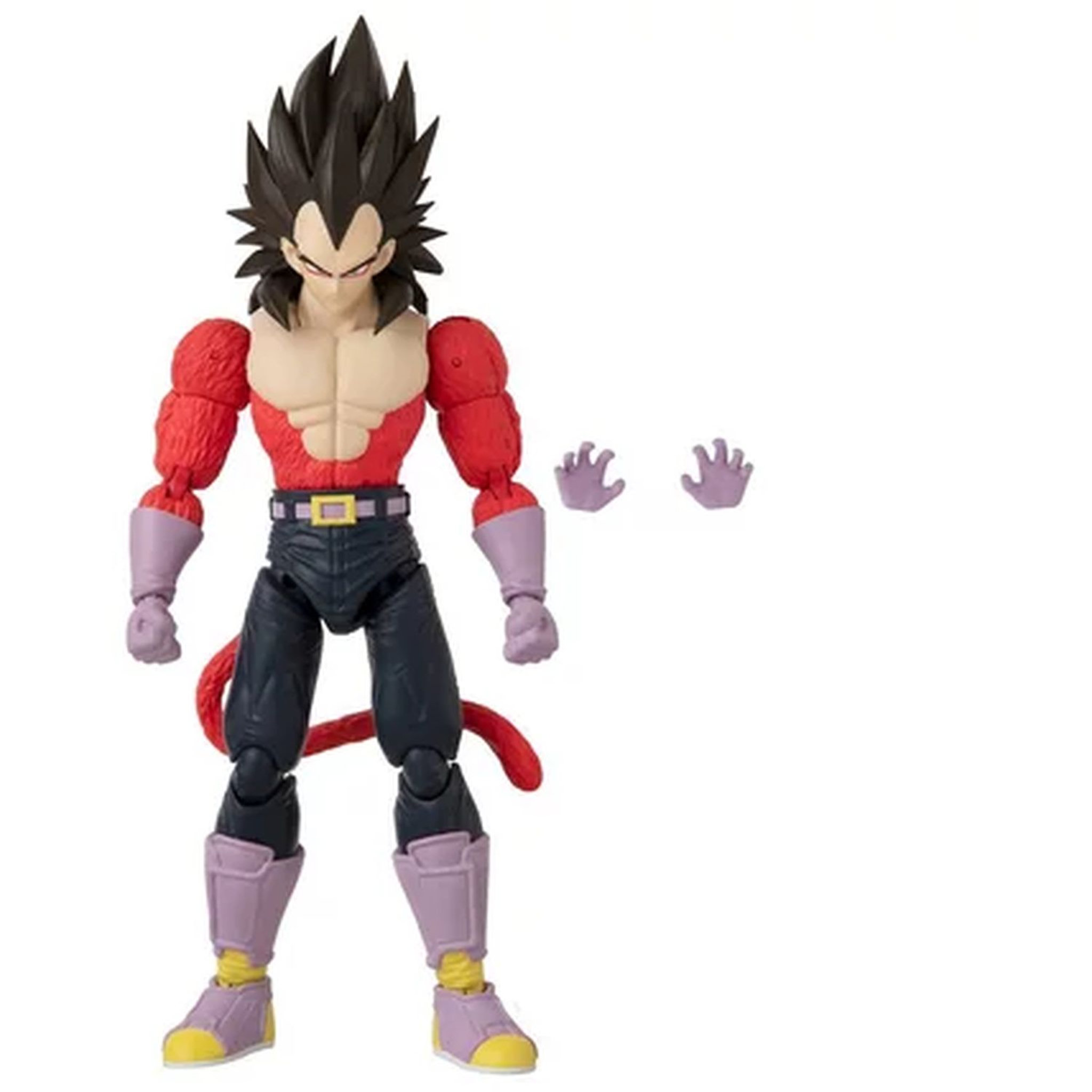 Voir la diapositive 2 : BANDAI Figurine Dragon Stars 17 cm - Super Saiyan 4 Vegeta - Dragon Ball Super