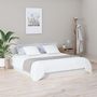 Voir la diapositive 3 : VIDAXL Tete de lit Blanc 200x1,5x80 cm Bois d'ingenierie