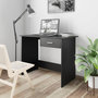 Voir la diapositive 1 : VIDAXL Bureau Noir 100x50x76 cm Bois d'ingenierie