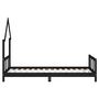 Voir la diapositive 5 : VIDAXL Cadre de lit pour enfants noir 90x190 cm bois de pin massif