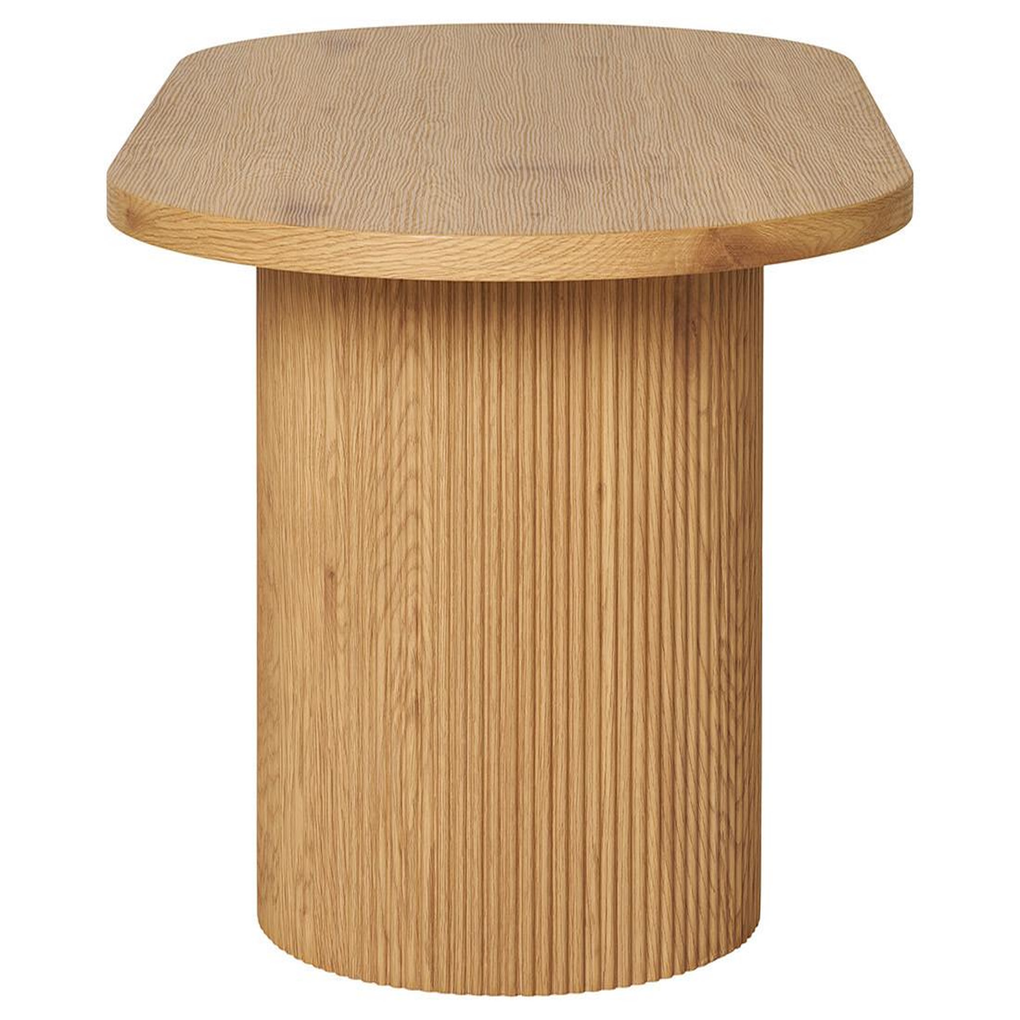 Voir la diapositive 3 : BEST MOBILIER Oliva - table basse - effet bois - 120 cm
