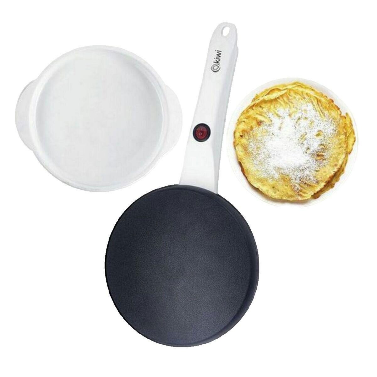 Kiwi Crépière électrique Kiwi 20 cm Blanc