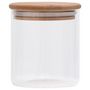 Voir la diapositive 3 : VIDAXL Pots de conservation en verre couvercle en bambou 6 pcs 600 ml