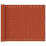 Voir la diapositive 1 : VIDAXL Ecran de balcon Orange 75x400 cm PEHD