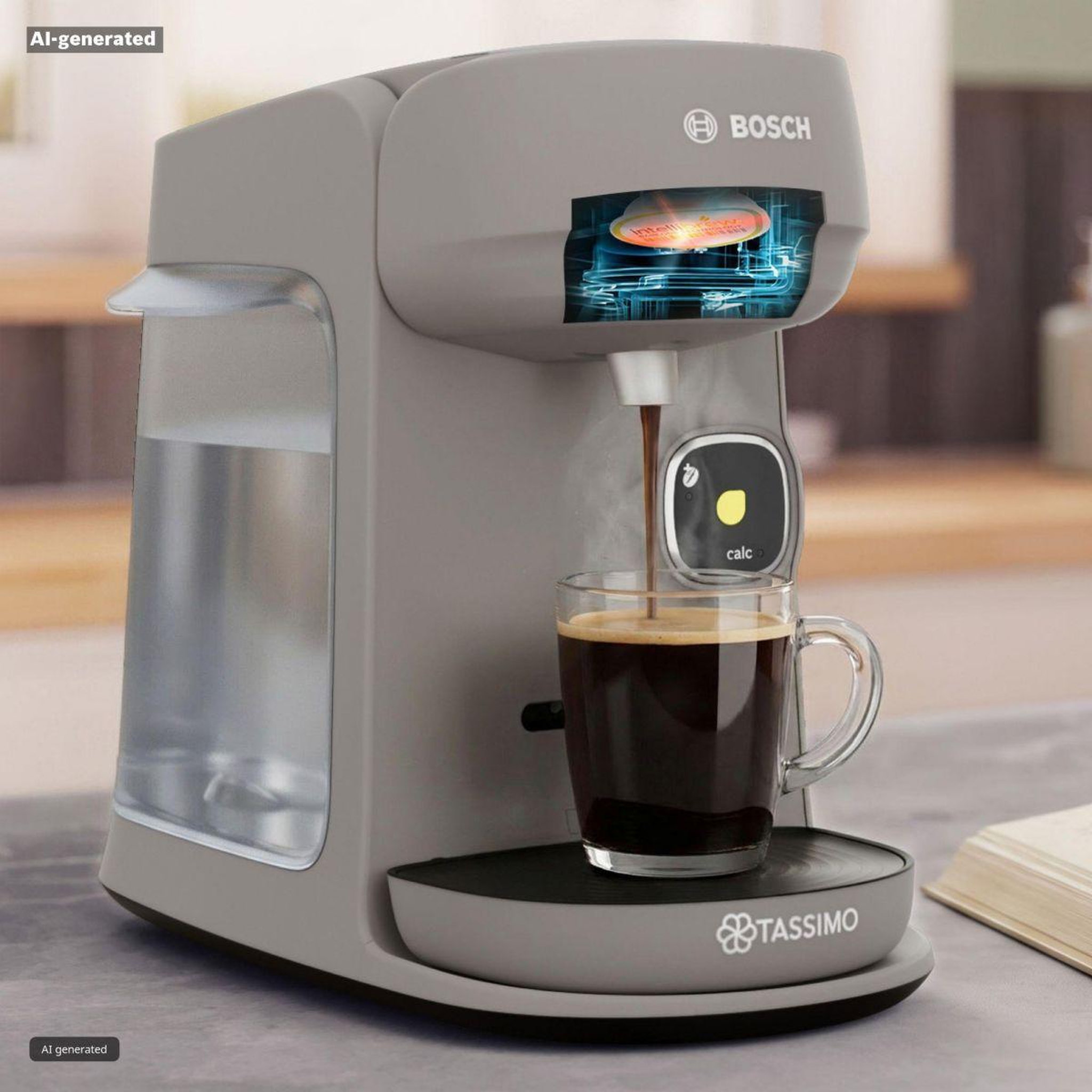 Voir la diapositive 4 : BOSCH Cafetière à dosettes TAS177B Tassimo Harmony multi-boissons automatique