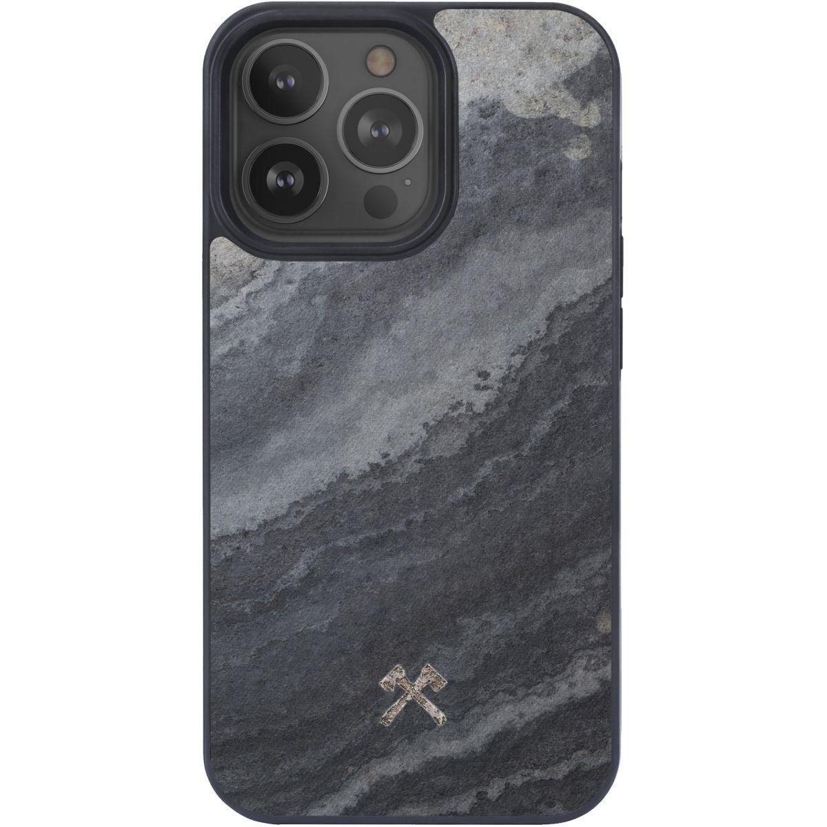 WOODCESSORIES Coque iPhone 13 Pro Bumper pierre MagSafe