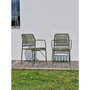 Voir la diapositive 6 : Paris Prix Lot de 2 Fauteuils de Jardin  Marceau  78cm Vert Olive