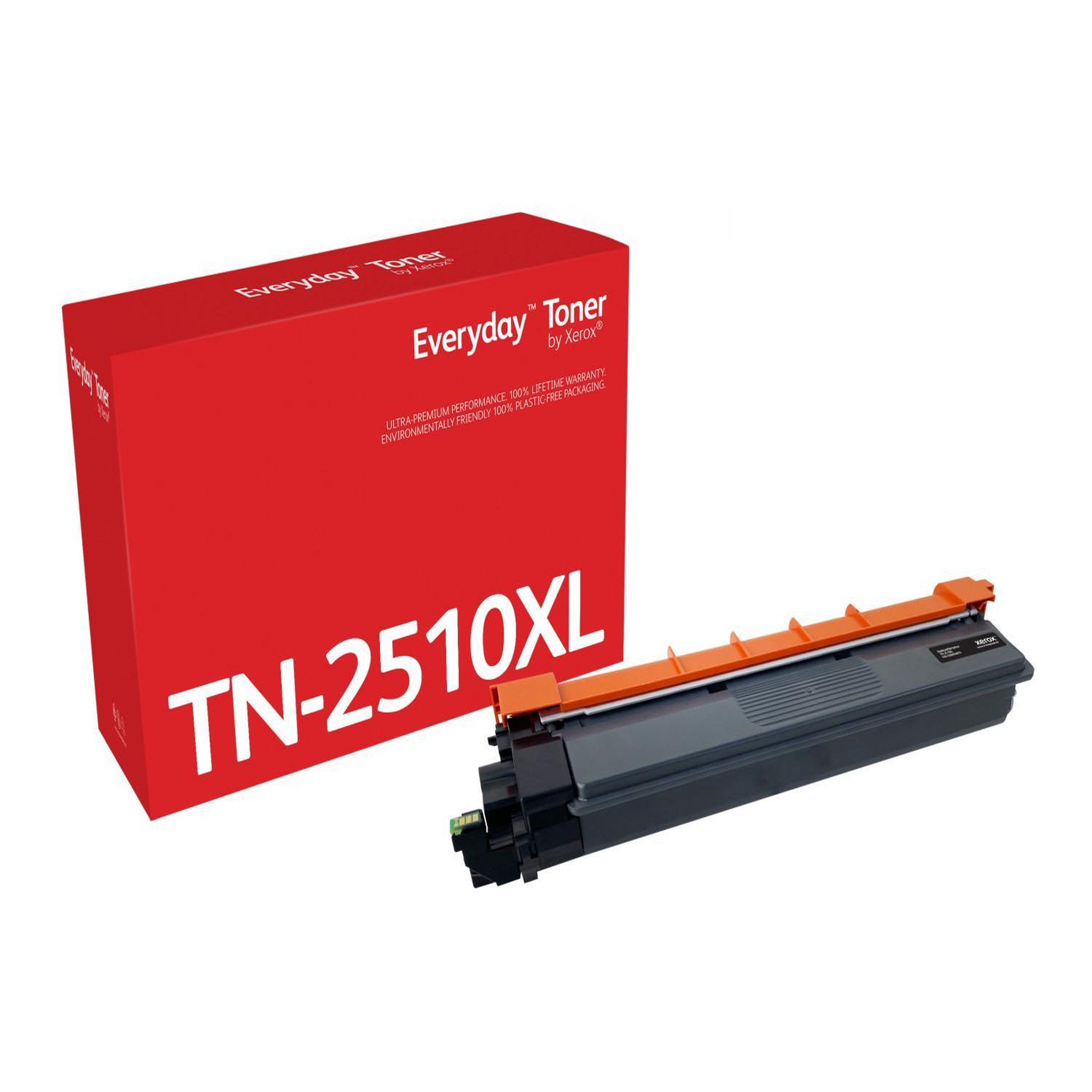 Voir la diapositive 2 : Xerox Toner Xerox Haute capacité compatible Brother TN-2510XL Noir