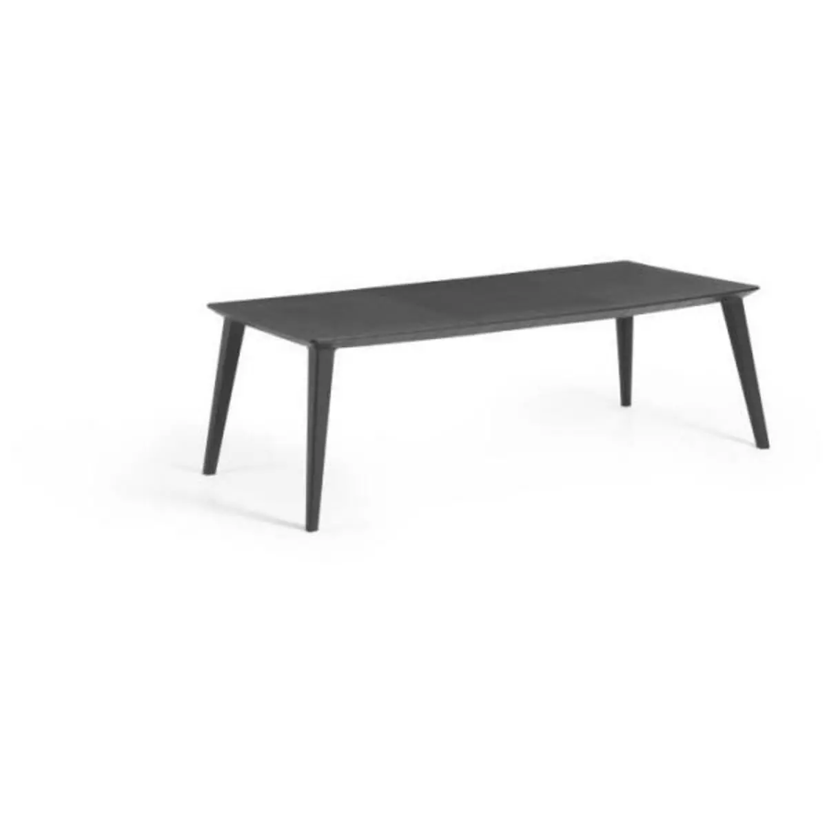 ALLIBERT by KETER Table de jardin - rectangulaire - gris graphite - en résine - 8 a 10 personnes - Lima - Allibert by KETER