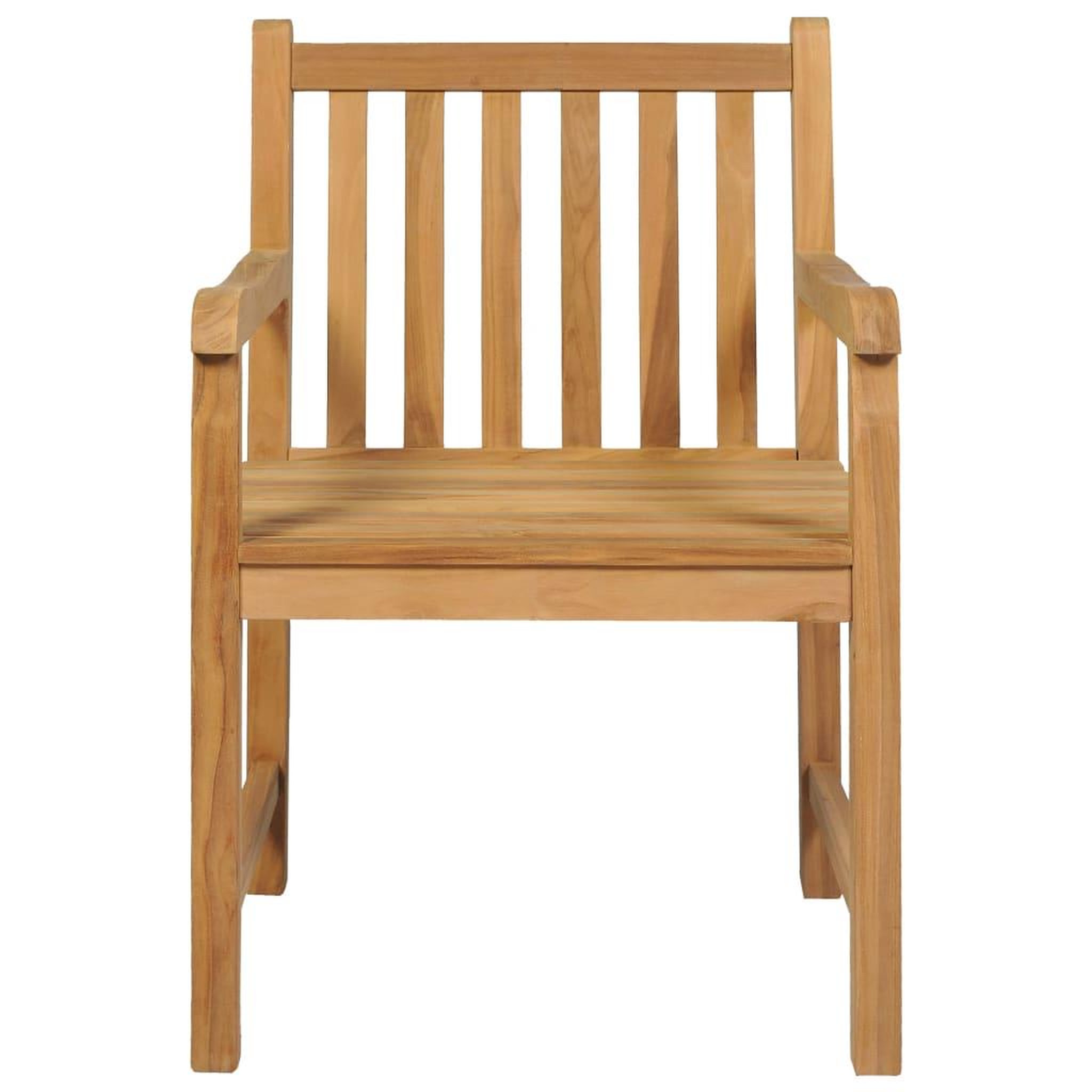Voir la diapositive 5 : VIDAXL Ensemble a manger de jardin 5 pcs Bois de teck solide