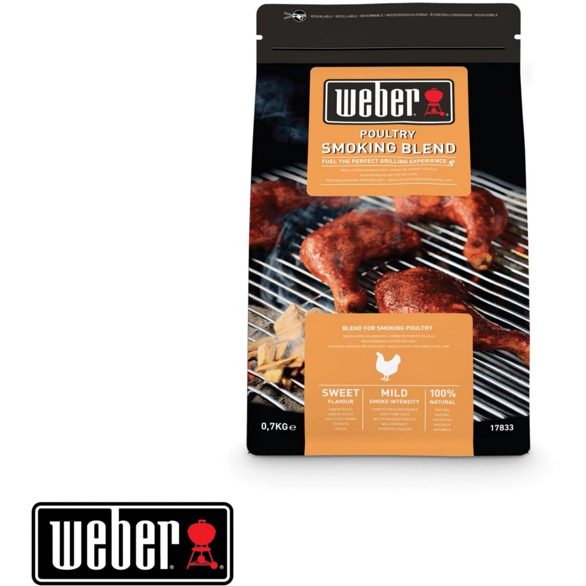 Weber Bois de fumage bois de fumage pour volaille pas cher Auchan.fr
