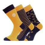 SERGE BLANCO X3 Paires de Chaussettes Jaune/ Homme Serge Blanco CHVX3. Coloris disponibles : Jaune
