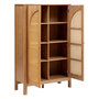 Voir la diapositive 2 : ATMOSPHERA Armoire 2 Portes  Tiria  92cm Marron