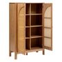 Voir la diapositive 2 : ATMOSPHERA Armoire 2 Portes  Tiria  92cm Marron