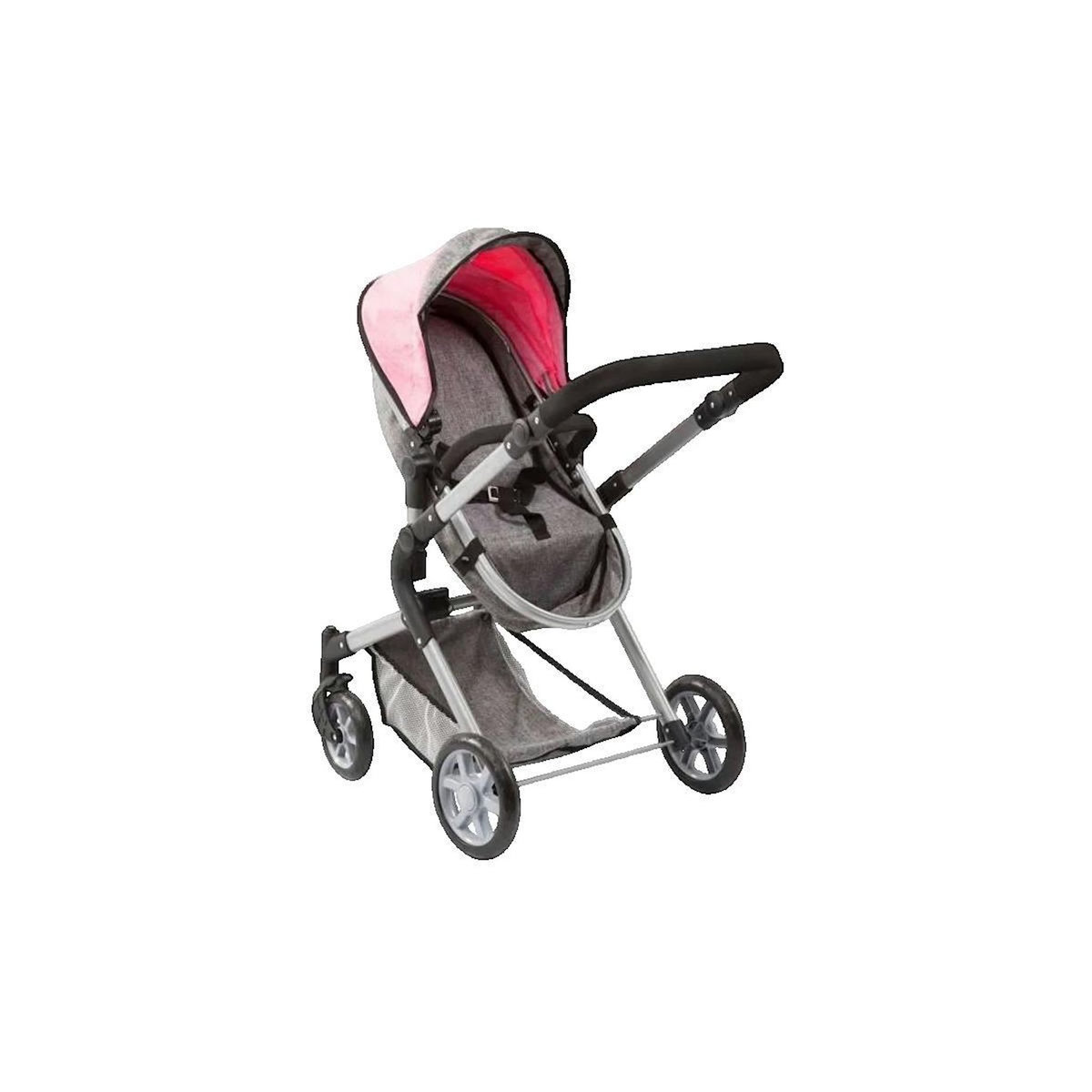 BAYER Poussette Bayer City Neo pour poupées gris et rose