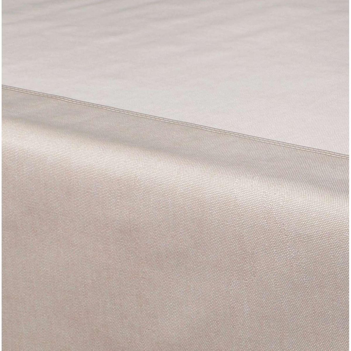 HABITABLE Nappe en toile cirée rectangulaire Stowe - 140 x 200 cm - Ecru