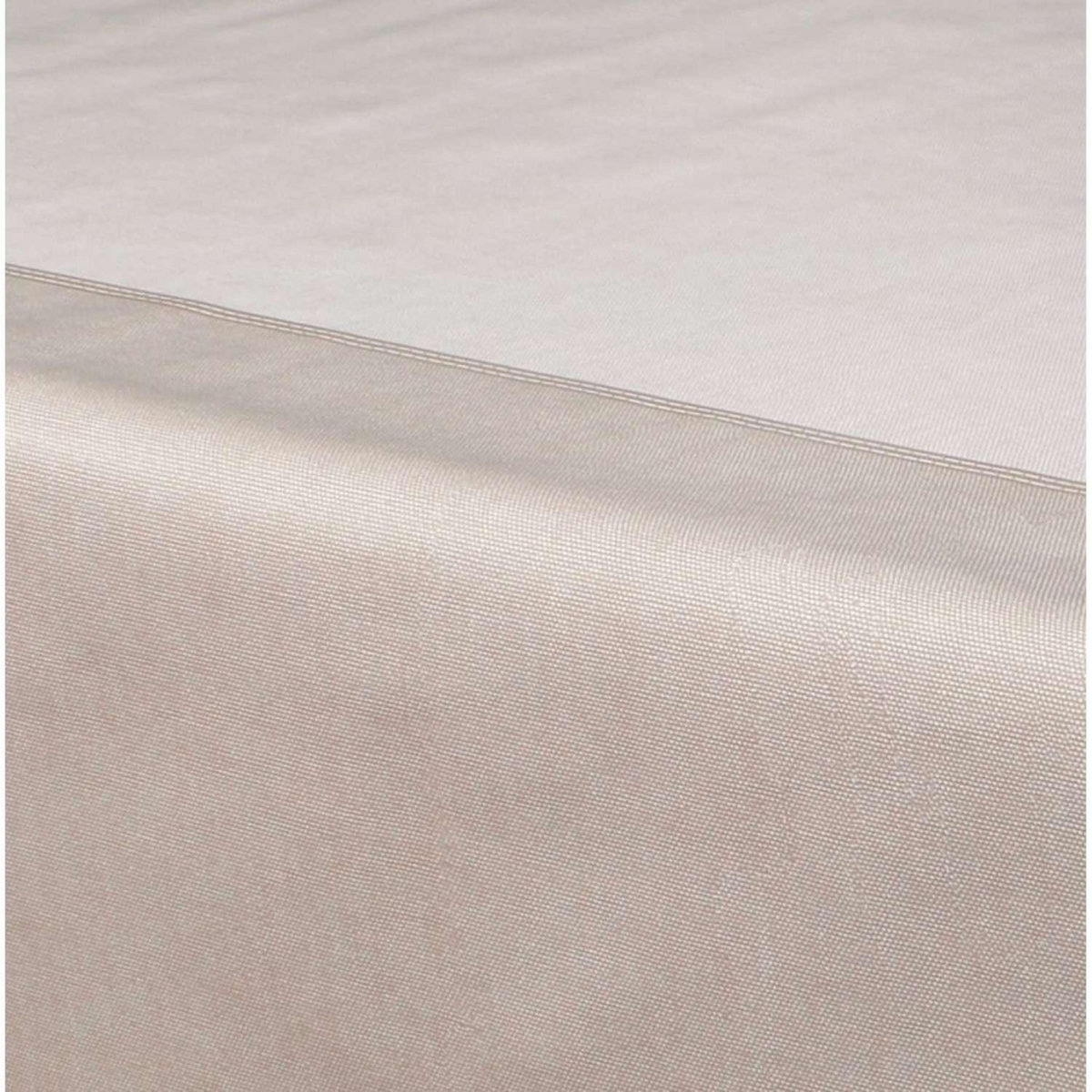 HABITABLE Nappe en toile cirée rectangulaire Stowe - 140 x 200 cm - Ecru