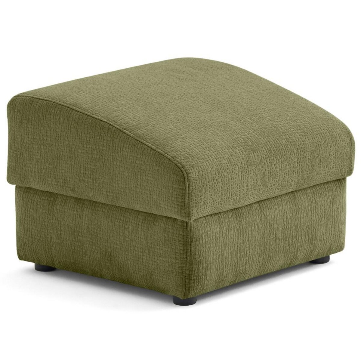 LISA DESIGN Bastille - pouf en tissu velours relief