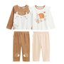 Voir la diapositive 1 : Petit Béguin Lot de 2 pyjamas enfant 2 pièces en velours Chincha