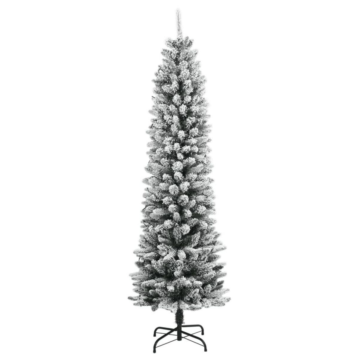 VIDAXL Sapin de Noël artificiel 300 LED et neige floquee 240 cm