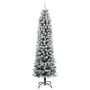 Voir la diapositive 3 : VIDAXL Sapin de Noël artificiel 300 LED et neige floquee 240 cm