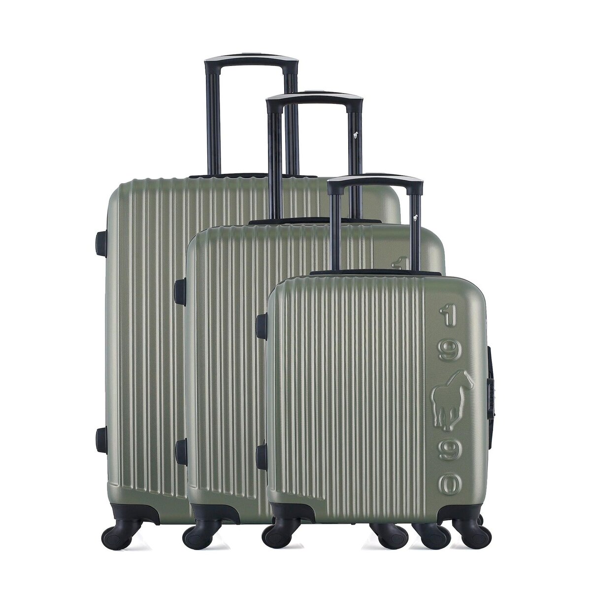 GENTLEMAN FARMER GENTLEMAN FARMER - Set de 3 Valises LIAM 75 cm 4 Roues