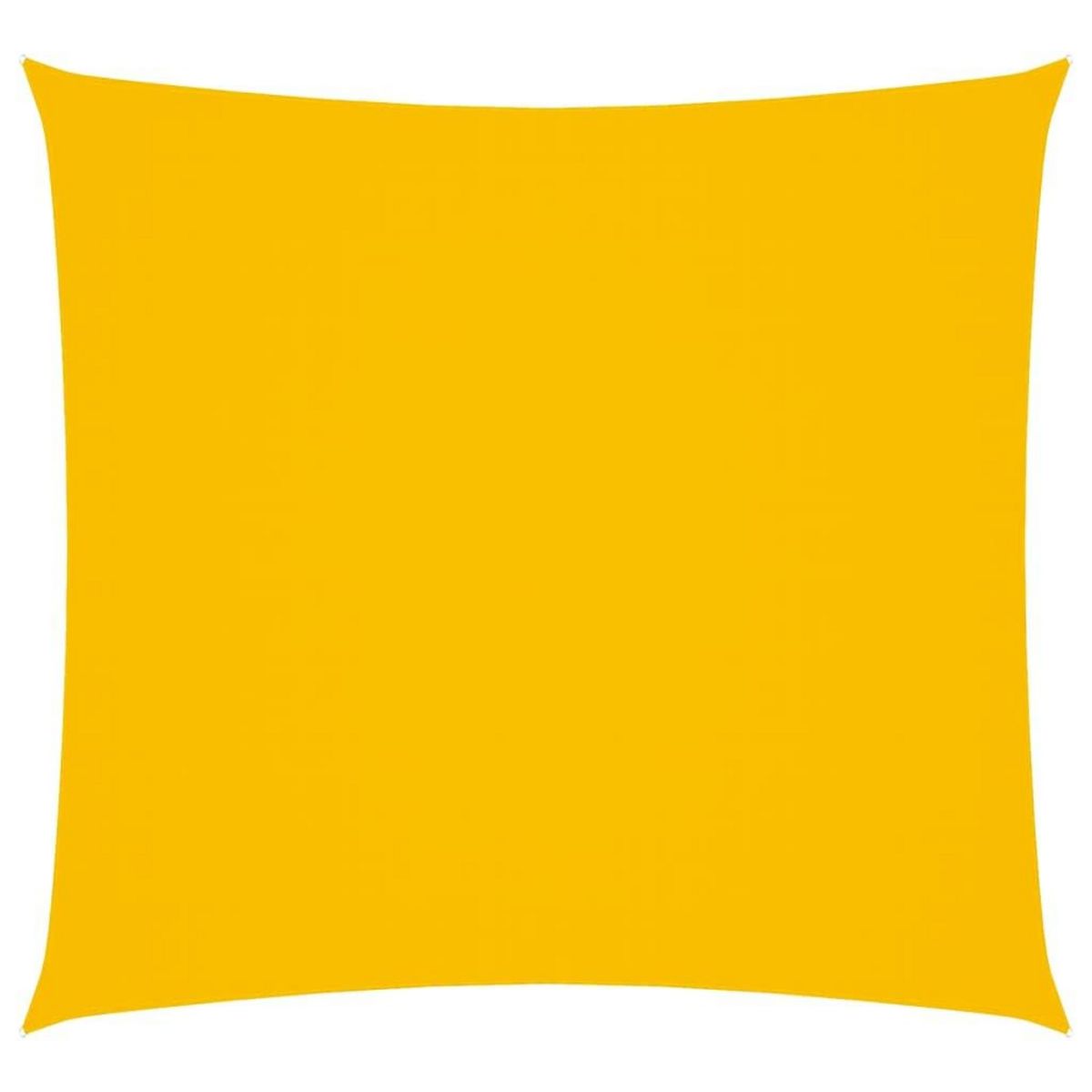 VIDAXL Voile de parasol tissu oxford carre 4,5x4,5 m jaune
