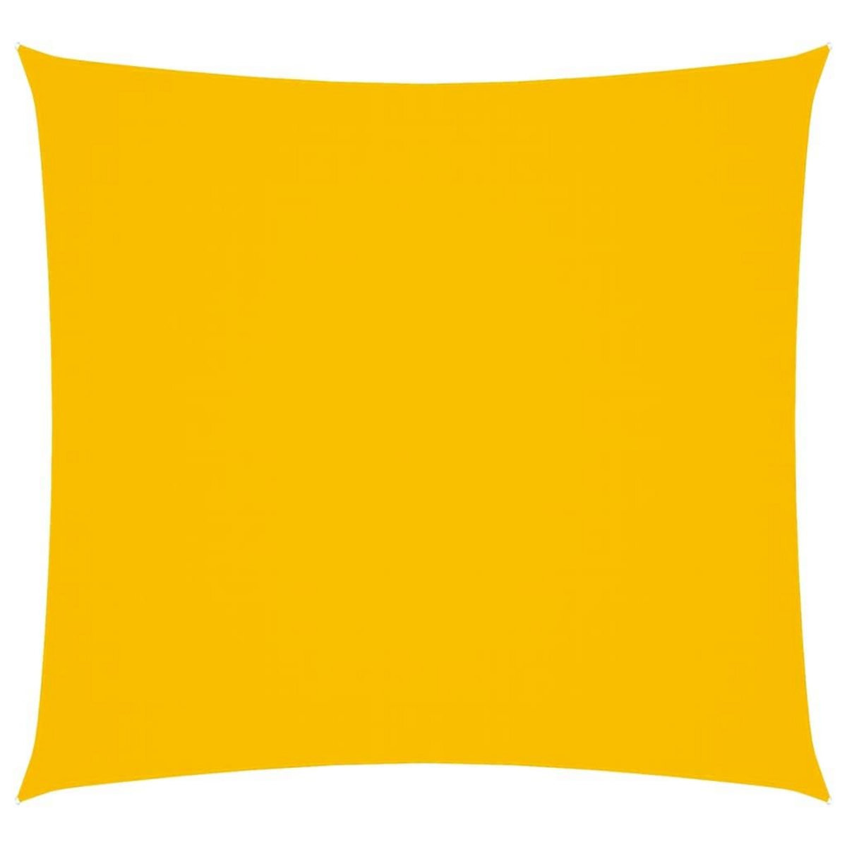 VIDAXL Voile de parasol tissu oxford carre 4,5x4,5 m jaune
