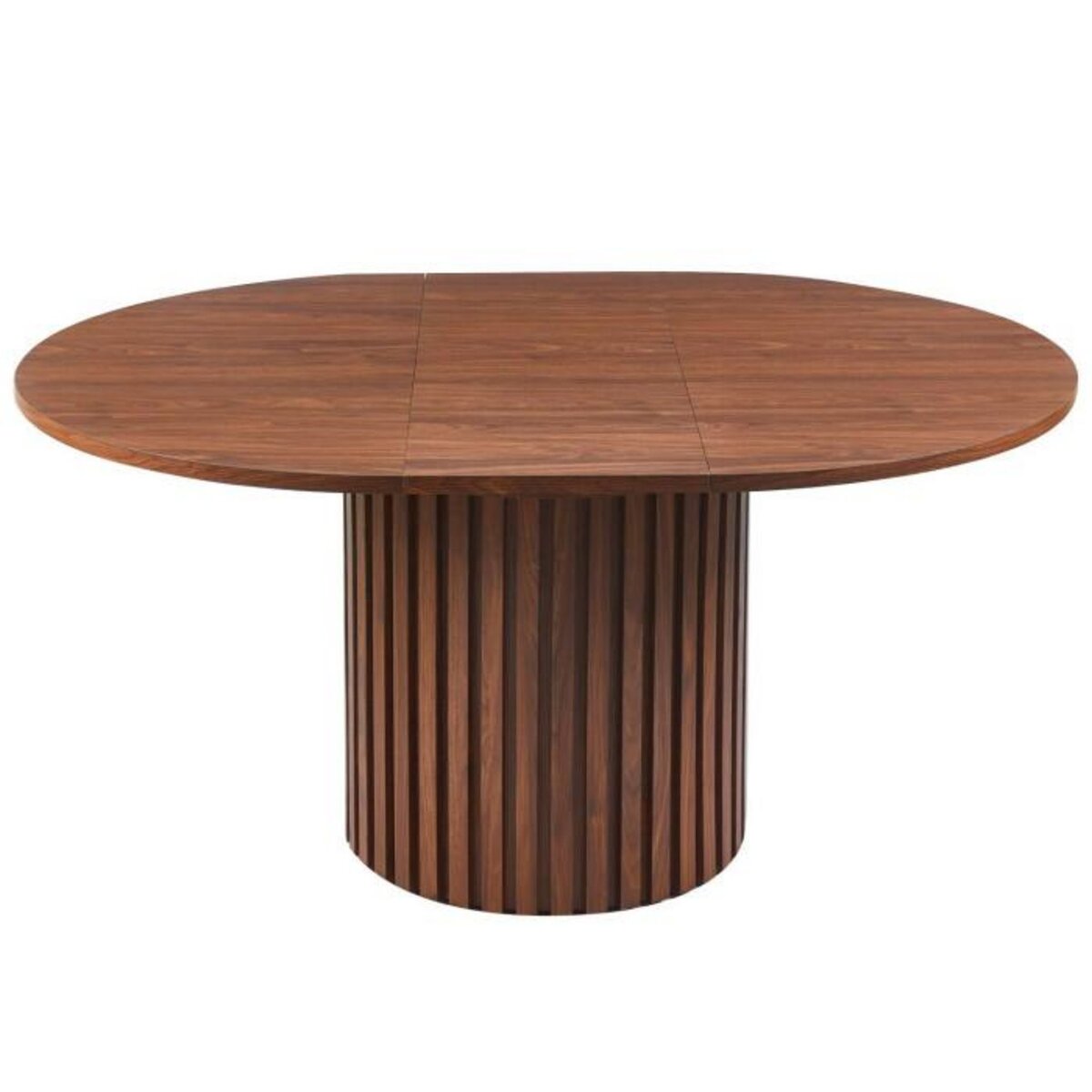 Paris Prix Table à Manger Ronde Extensible  Debbie  120-160cm Naturel