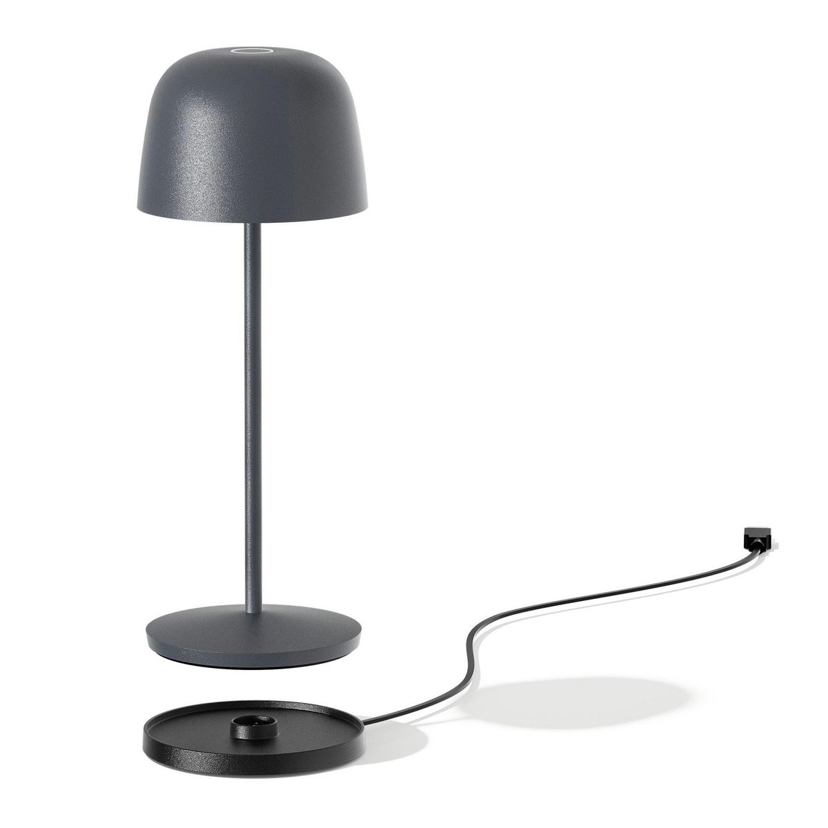 Lumisky Lampe de table sans fil SOPHIA Gris anthracite Aluminium H28CM