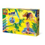 SES Creative Crayons souffleurs Blow airbrush pens : Dinosaure