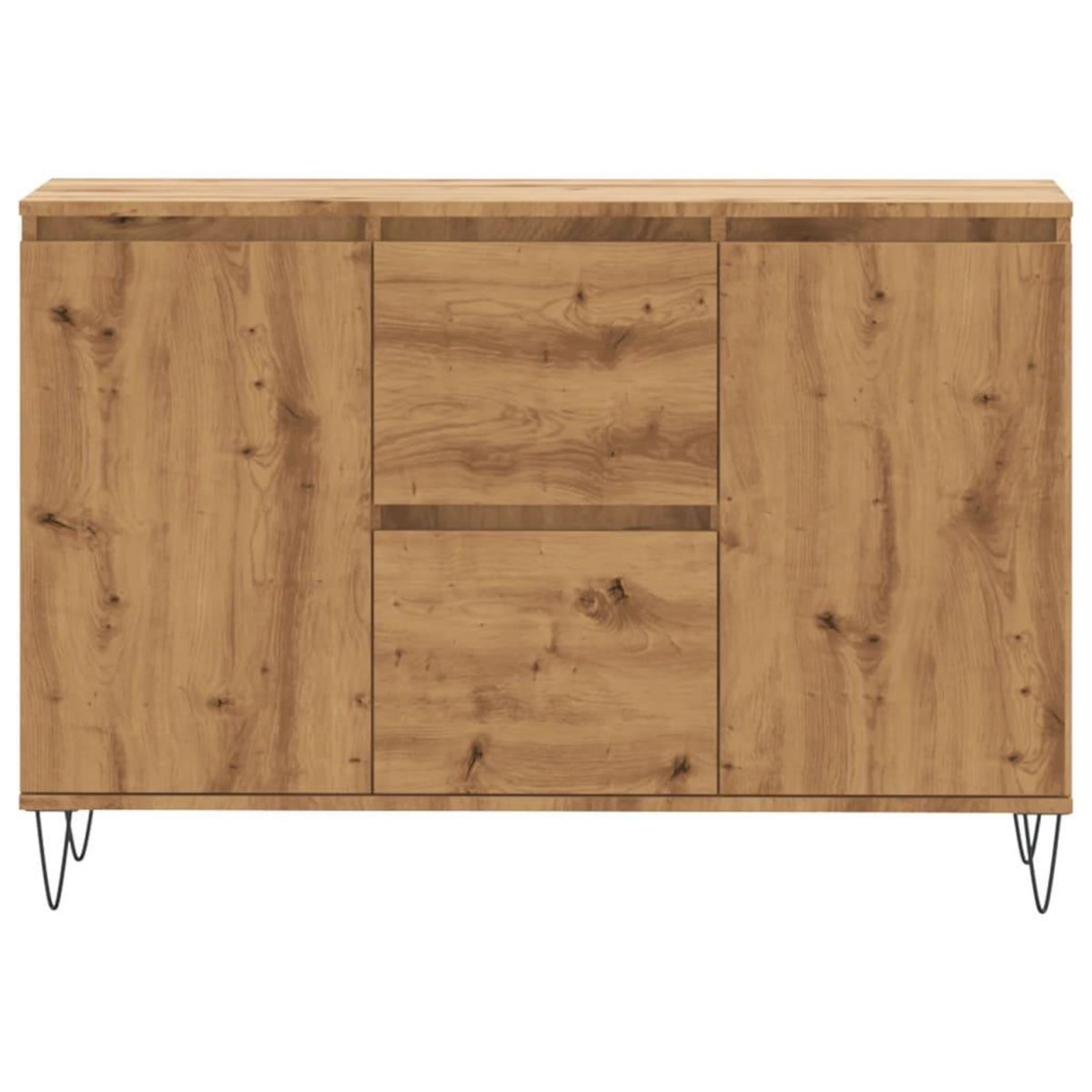 VIDAXL Buffet chene artisanal 104x35x70 cm bois d'ingenierie