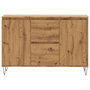 Voir la diapositive 4 : VIDAXL Buffet chene artisanal 104x35x70 cm bois d'ingenierie