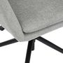 Voir la diapositive 3 : Paris Prix Fauteuil de Bureau  Spica  83cm Gris & Noir