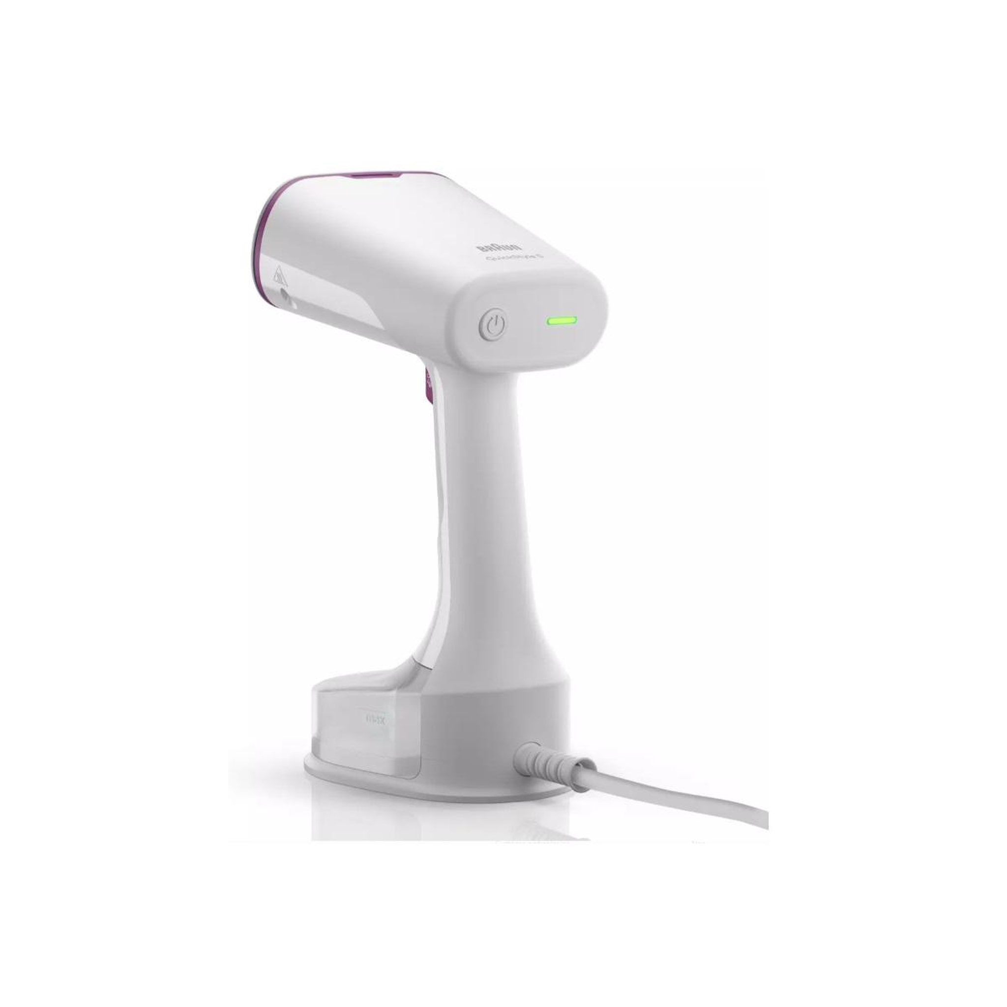 Voir la diapositive 4 : BRAUN Défroisseur vapeur à main 22g/mn 1200w blanc - gs5011pu