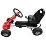 Voir la diapositive 2 : VIDAXL Kart à pédales Rouge