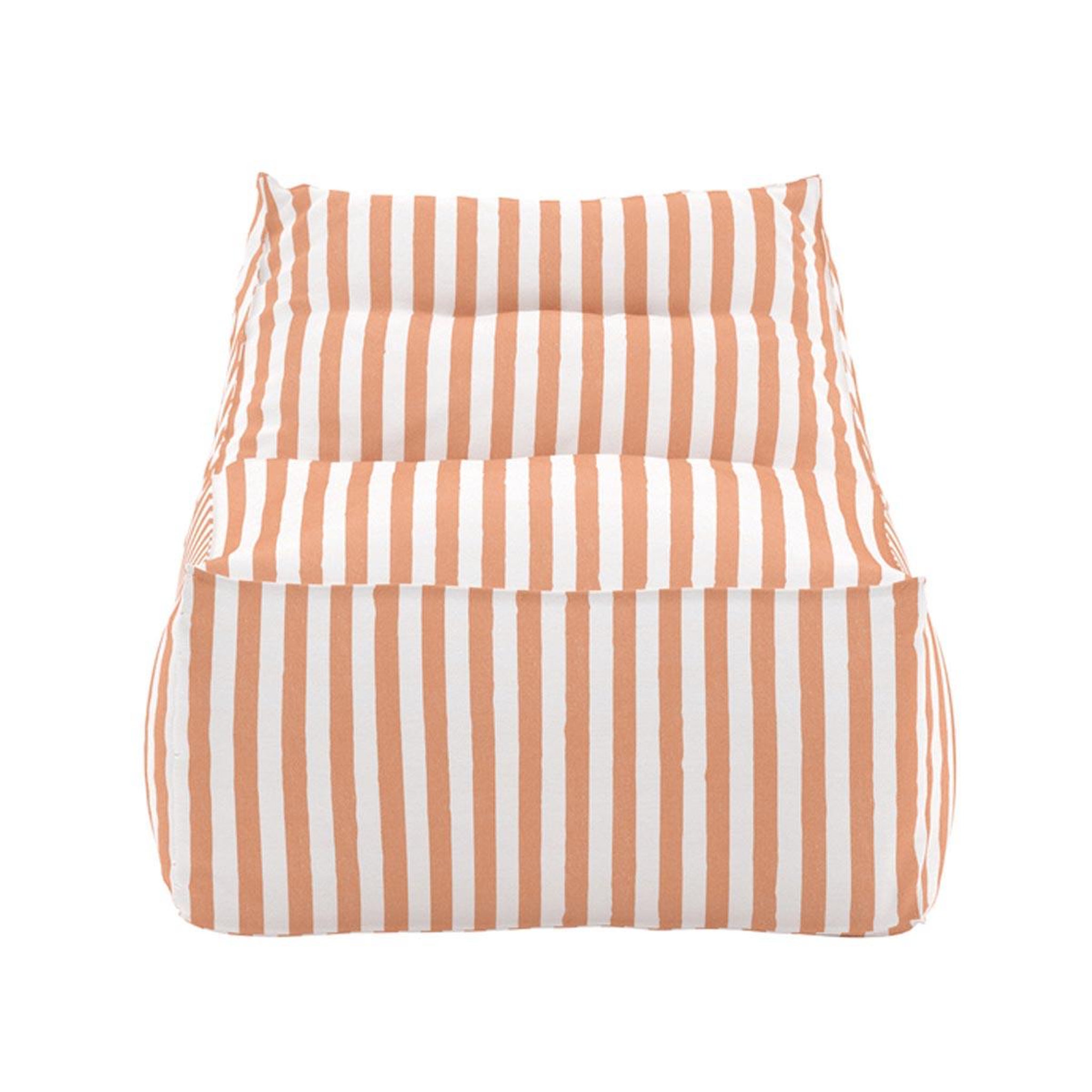 Voir la diapositive 2 : Paris Prix Bain de soleil à rayures  redang  118cm orange & blanc