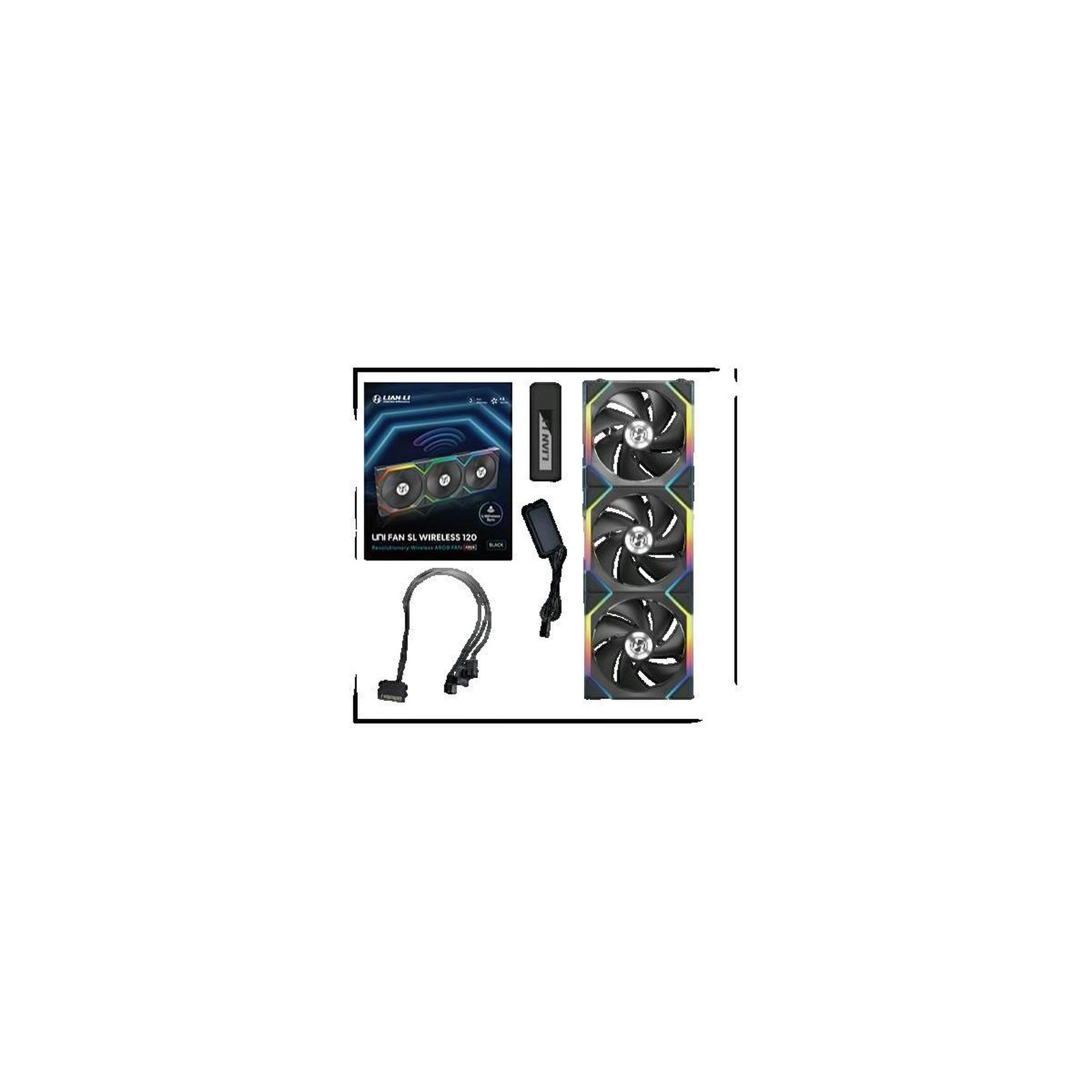 Voir la diapositive 2 : Lian-li Ventilateur ARGB sans fil Lian Li UNI FAN SL Wireless