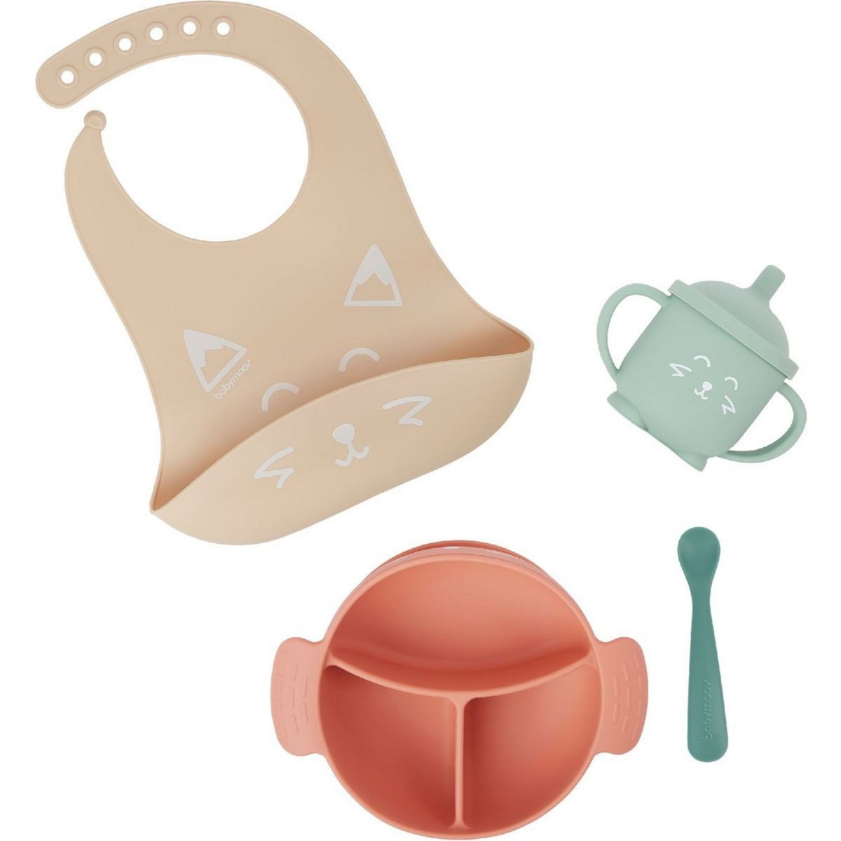 BABYMOOV Kit  repas LEARN'ISY 4 pièces