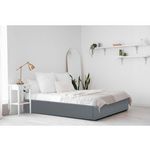 Habitat et Jardin Lit simple en PVC avec coffre  Ava  - 90 x 190 cm - Gris