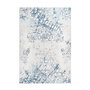 Voir la diapositive 1 : Paris Prix Tapis Effet Délavé à Poils Courts  Galaxy VII  Bleu